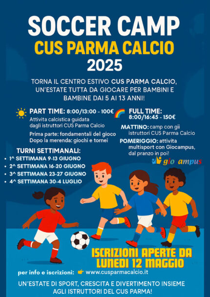 Locandina SOCCER CAMP 2025